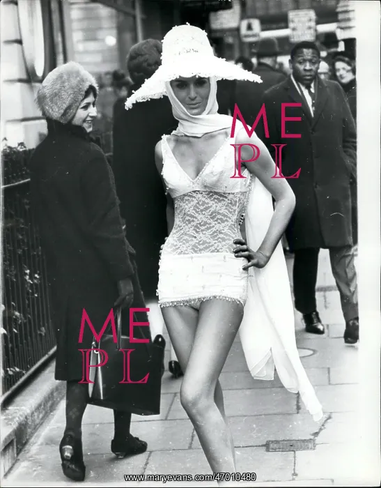 : Weather. Mar. 03, 1965 - She Show Off the Latest in Swimsuits. : Weather. Mar. 03, 1965 - She Show Off the Latest in Swimsuits.