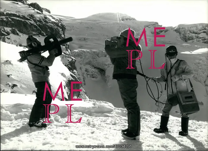 : Weather. Feb. 02, 1984 - Special shooting of avalanches for Japanese TV : Weather. Feb. 02, 1984 - Special shooting of avalanches for Japanese TV