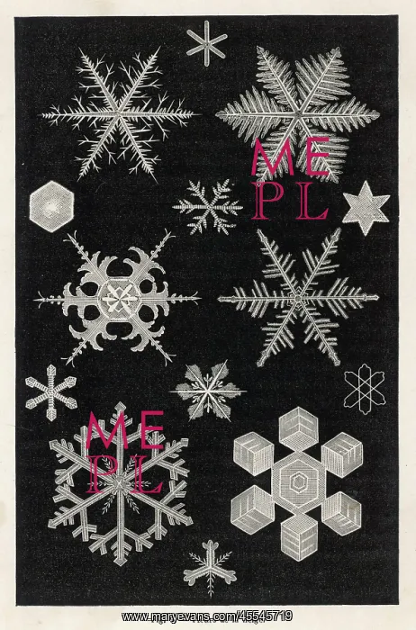  : Weather: snow crystals or snowflakes