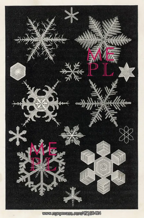  : Weather: snow crystals or snowflakes