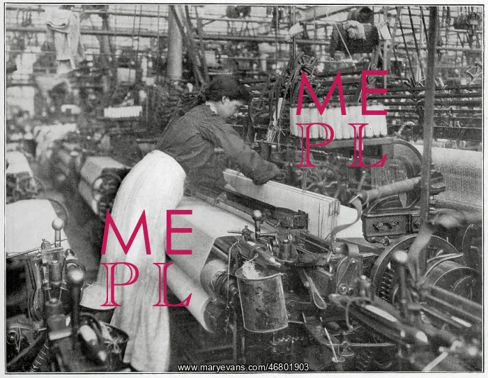 : Weaving the material for a Royal Dress 1904 : Weaving the material for a Royal Dress 1904