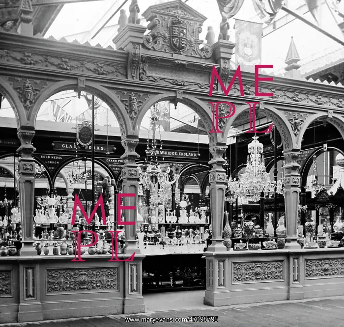 : Webb's Glass exhibit, Exposition Universelle, Paris, 1889 : Webb's Glass exhibit, Exposition Universelle, Paris, 1889