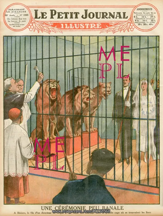: WED IN LIONS CAGE : WED IN LIONS CAGE