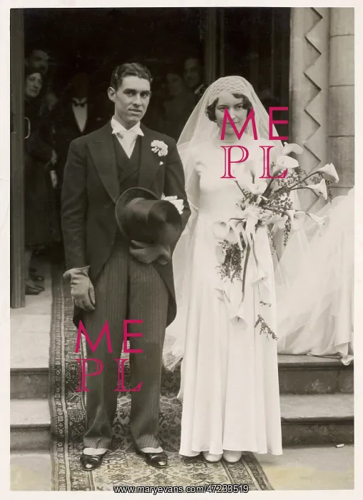  : WEDDED COUPLE 1930S