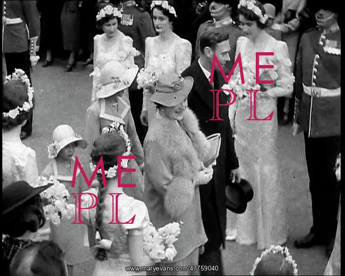 : The Wedding of Anne Bowes-Lyon and Viscount Anson : The Wedding of Anne Bowes-Lyon and Viscount Anson