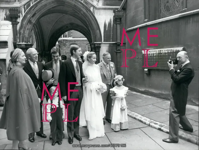 : Wedding of Anthony Havelock-Allan, Profumo stepson : Wedding of Anthony Havelock-Allan, Profumo stepson