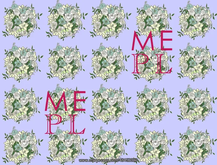 : Wedding bouquet repeating pattern : Wedding bouquet repeating pattern