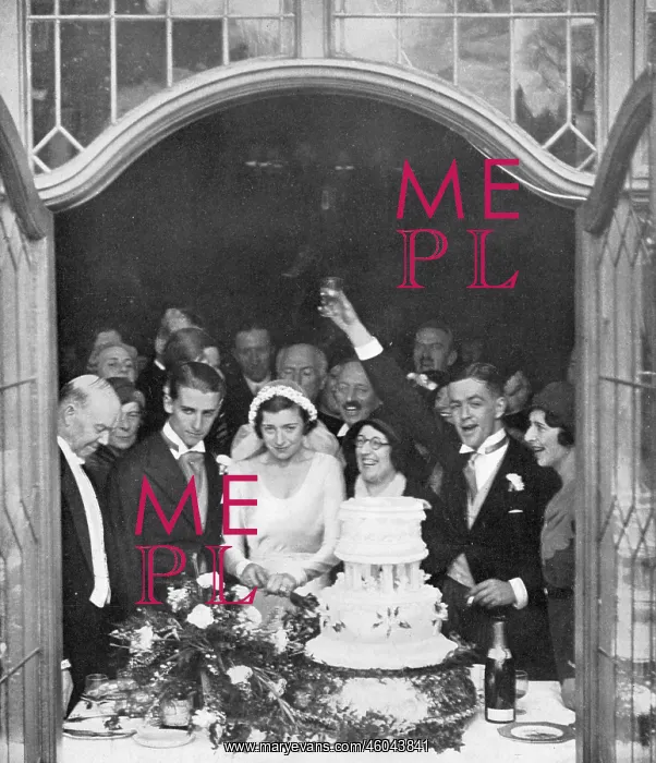 : Wedding of Bunny Austin and Phyllis Konstam : Wedding of Bunny Austin and Phyllis Konstam