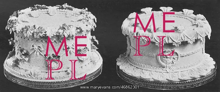 : Wedding Cakes with Stucco Finish and Moulded Decorations : Wedding Cakes with Stucco Finish and Moulded Decorations