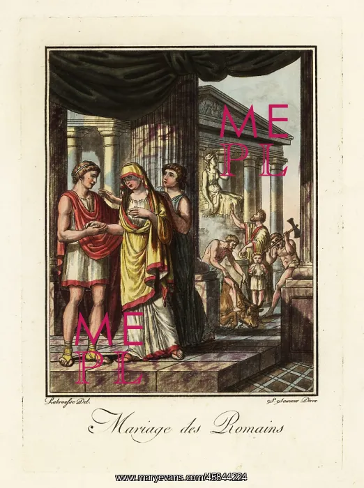 : A wedding ceremony in ancient Rome : A wedding ceremony in ancient Rome