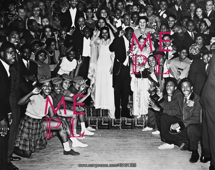 : Wedding ceremony in Harlem, 1940 : Wedding ceremony in Harlem, 1940