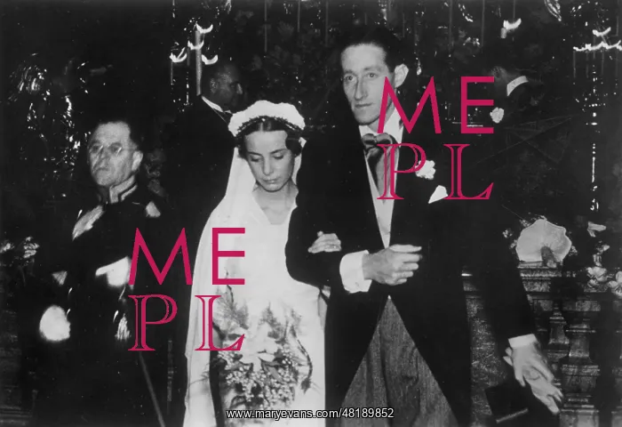 : Wedding of Cilly Aussem and Fermo Murari, 1936 : Wedding of Cilly Aussem and Fermo Murari, 1936