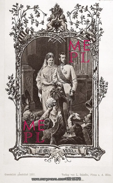 : Wedding of Crown Prince Rudolf of Austria and Stephanie : Wedding of Crown Prince Rudolf of Austria and Stephanie
