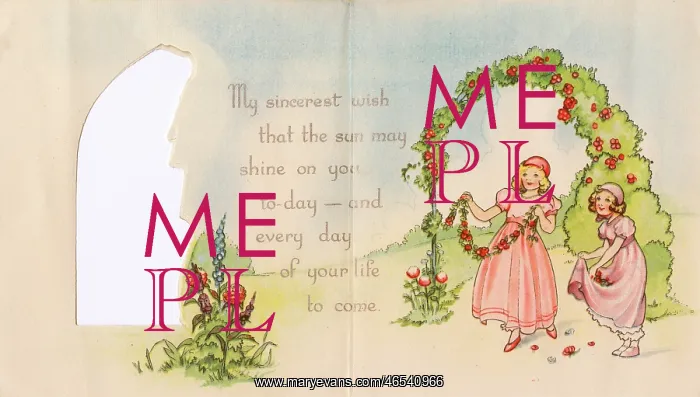  : Wedding Day card (inside)