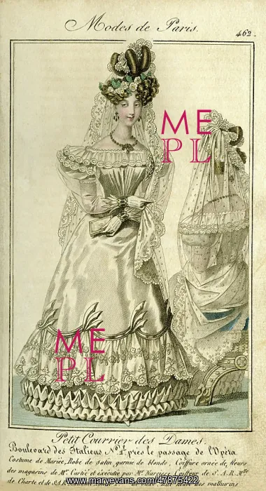 : WEDDING DRESS OF 1827 : WEDDING DRESS OF 1827