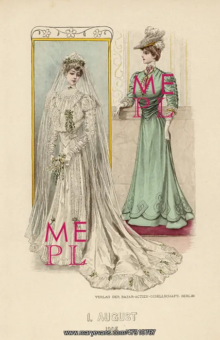 : WEDDING DRESS 1905 : WEDDING DRESS 1905