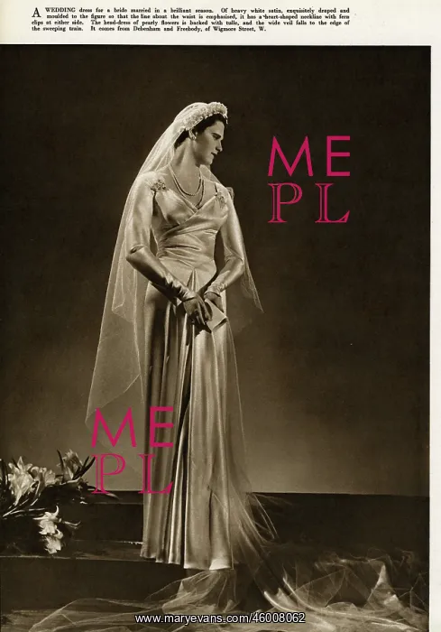 : Wedding dress 1937 : Wedding dress 1937