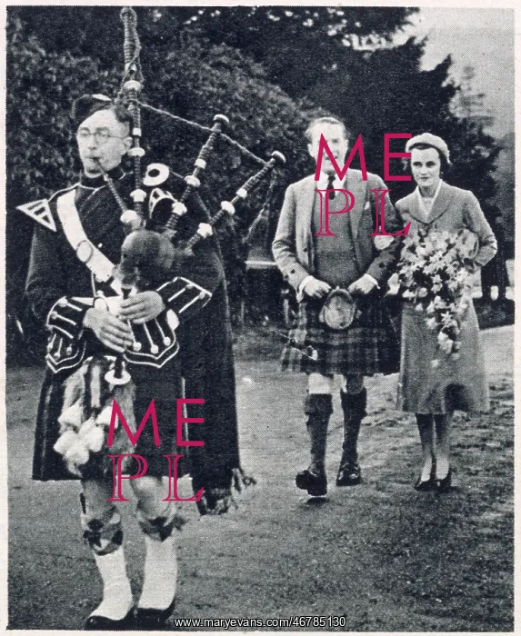 : Wedding of Duke of Argyll and Margaret Sweeny : Wedding of Duke of Argyll and Margaret Sweeny