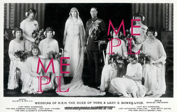 : The Wedding of The Duke of York and Lady E Bowes-Lyon : The Wedding of The Duke of York and Lady E Bowes-Lyon