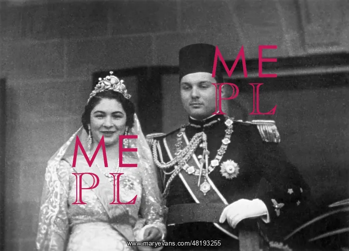 : Wedding of Faruk I and Farida of Egypt, 1938 : Wedding of Faruk I and Farida of Egypt, 1938