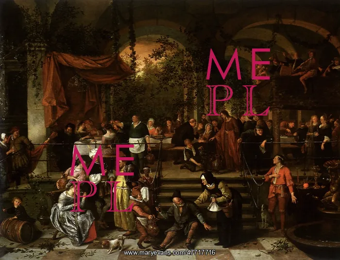  : Wedding Feast at Cana, by Jan Steen