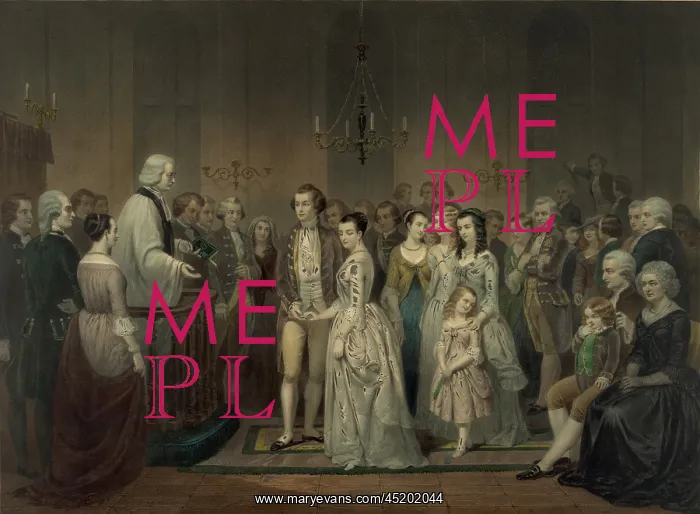 : Wedding of George Washington and Martha ? : Wedding of George Washington and Martha ?