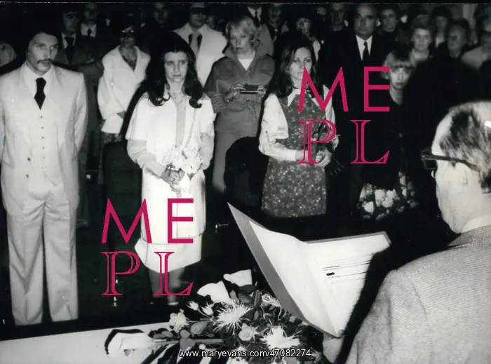 : Wedding of Gilbert Mitterrand and Francoise Lafargue : Wedding of Gilbert Mitterrand and Francoise Lafargue