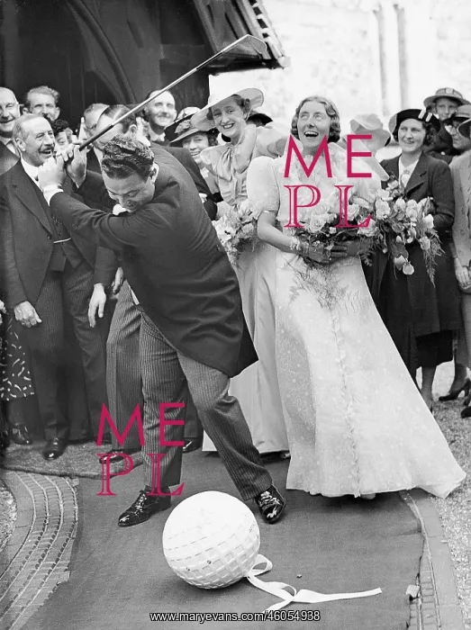 : Wedding among golfers : Wedding among golfers