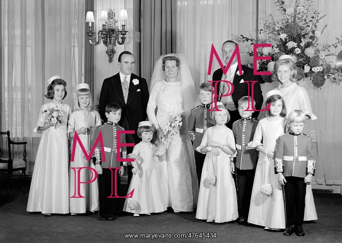 : Wedding Group - Majs C C Gaussen to Hon. Diana Bridget Deve : Wedding Group - Majs C C Gaussen to Hon. Diana Bridget Deve