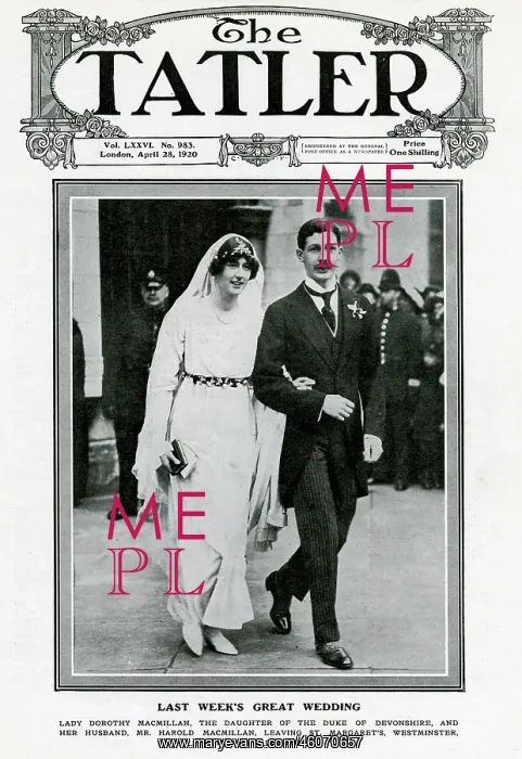 : Wedding of Harold Macmillan and Dorothy Cavendish : Wedding of Harold Macmillan and Dorothy Cavendish