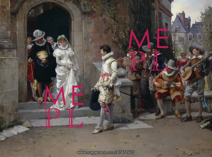 : The Wedding ' Medieval scene : The Wedding ' Medieval scene
