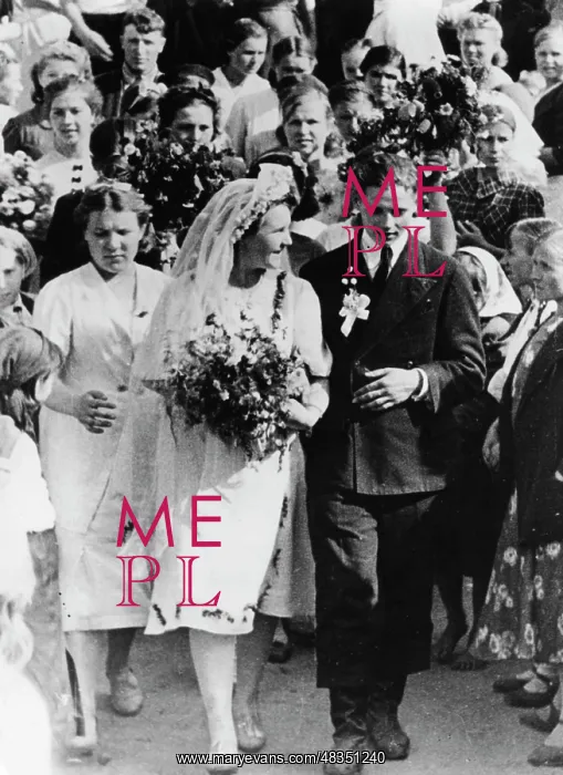 : Wedding in the occupied Russia, 1940s : Wedding in the occupied Russia, 1940s