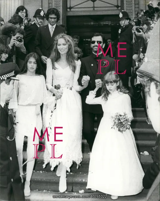 : Wedding of Ringo Starr and Barbara Bach, London : Wedding of Ringo Starr and Barbara Bach, London
