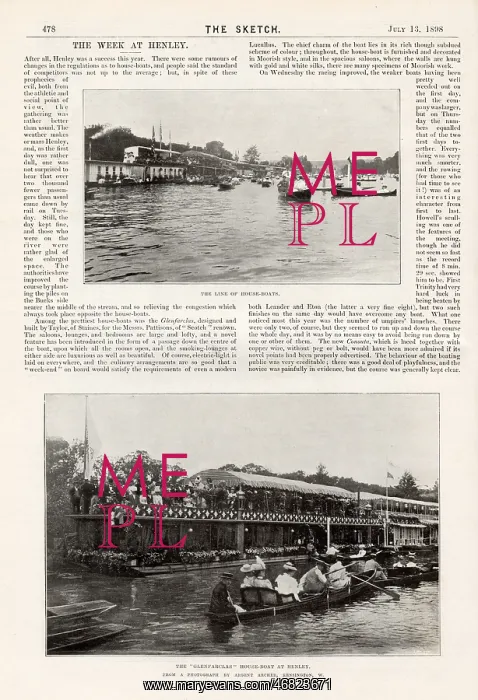 : The Week at Henley, 1898 : The Week at Henley, 1898