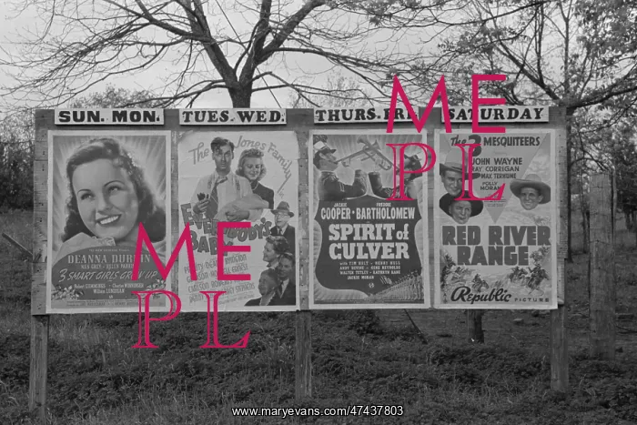  : The week's movie program, San Augustine, Texas