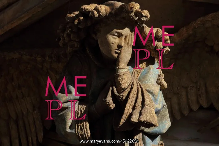 : Weeping angel, Well of Moses, Chartreuse de Champmol : Weeping angel, Well of Moses, Chartreuse de Champmol