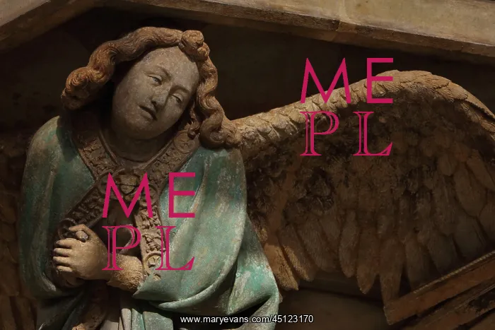 : Weeping angel, Well of Moses, Chartreuse de Champmol : Weeping angel, Well of Moses, Chartreuse de Champmol