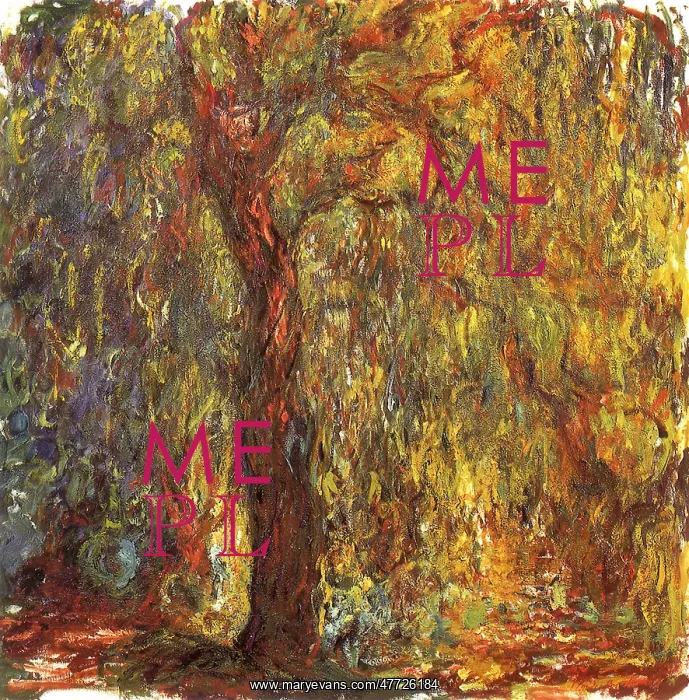 : Weeping Willow, by Monet : Weeping Willow, by Monet