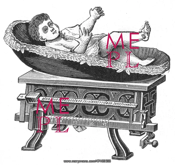 : Weighing a Baby : Weighing a Baby