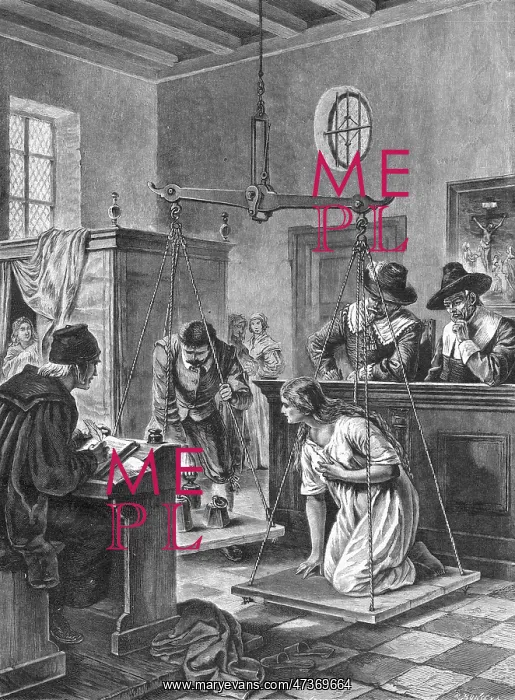 : WEIGHING A DUTCH WITCH : WEIGHING A DUTCH WITCH