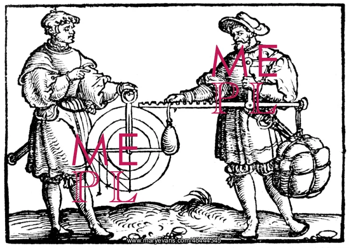 : Weighing with a steelyard (right). From Gaultherus : Weighing with a steelyard (right). From Gaultherus