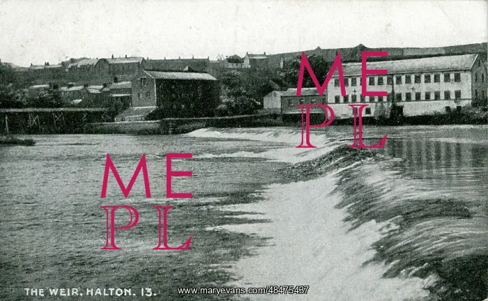 : The Weir, Halton, Lancashire : The Weir, Halton, Lancashire