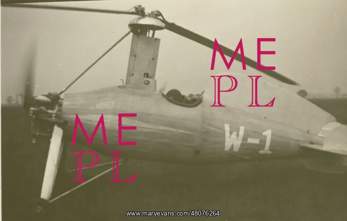 : Weir W-1 autogiro : Weir W-1 autogiro
