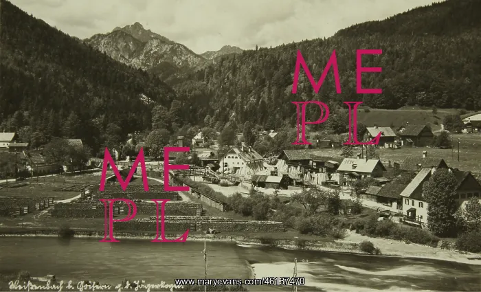 : Weissenbach at Goisern with the Jagerkogel : Weissenbach at Goisern with the Jagerkogel