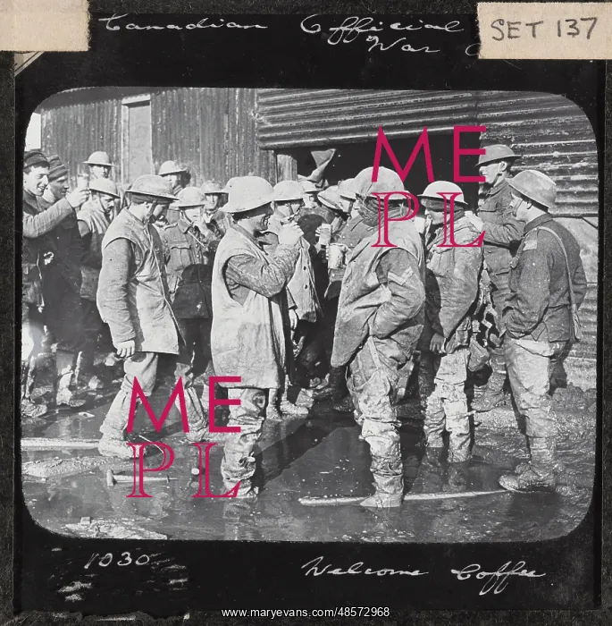 : ?Welcome Coffee?, a coffee break, November 1916 : ?Welcome Coffee?, a coffee break, November 1916