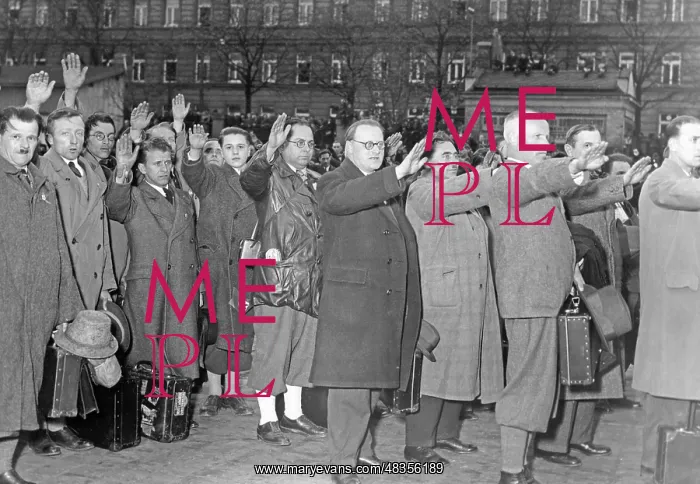 : Welcome of KdF guests in Austria, 1938 : Welcome of KdF guests in Austria, 1938