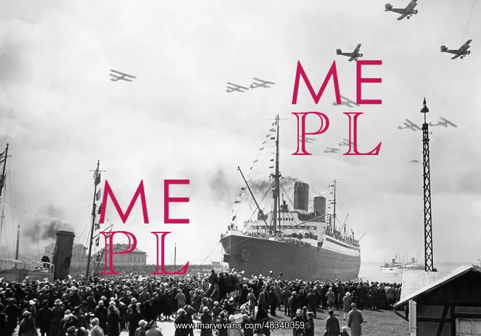 : Welcoming the Columbus, 1928 : Welcoming the Columbus, 1928