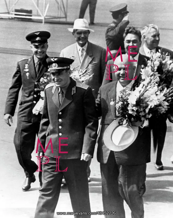 : Welcoming of German Titov in Moscow : Welcoming of German Titov in Moscow
