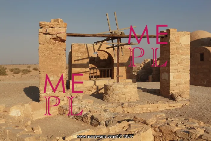 : Well, Qasr Amra, Jordan : Well, Qasr Amra, Jordan