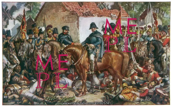 : WELLINGTON AND BLUCHER : WELLINGTON AND BLUCHER